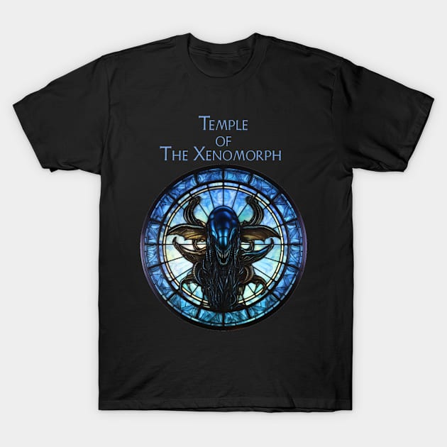Temple of The Xenomorph T-Shirt by BarrySullivan